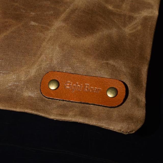 ◆OIL WAX加工帆布 MiliClutch ミリタリー クラッチバッグ エイトボアー ミリクラ 無地◆茶M < 男性ファッション  ◆OIL WAX加工帆布 MiliClutch ミリタリー クラッチバッグ エイトボアー ミリクラ 無地◆茶M < 男性ファッションの