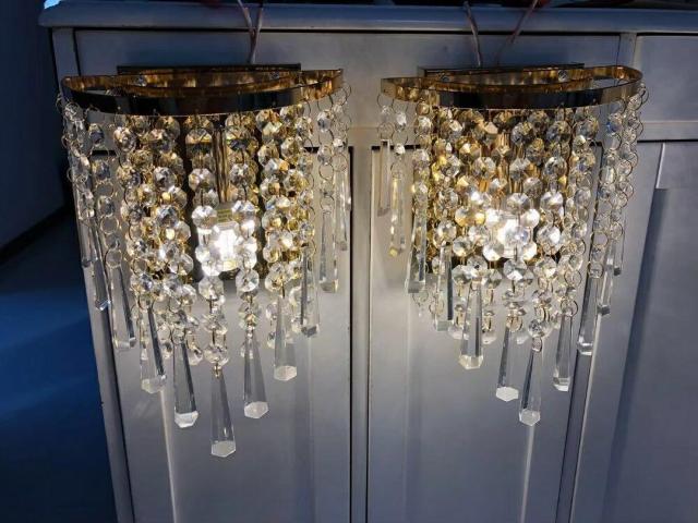 クリスタルガラス製 シャンデリア 2個セット < 家電/AV クリスタルガラス製 シャンデリア 2個セット < 家電/AVの