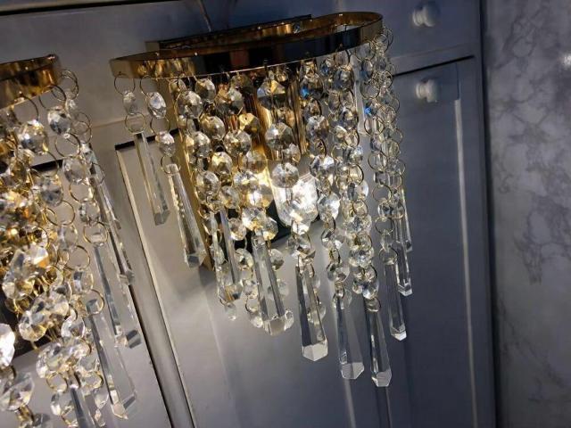 クリスタルガラス製 シャンデリア 2個セット < 家電/AV クリスタルガラス製 シャンデリア 2個セット < 家電/AVの