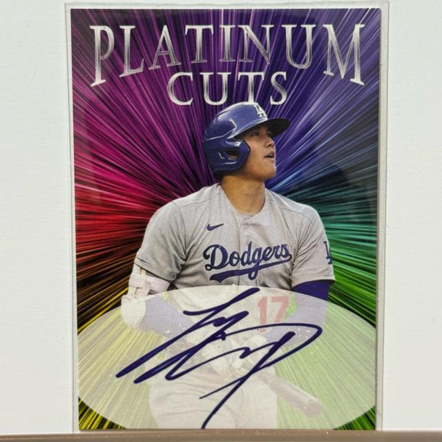 大谷翔平 I Platinum Cuts プリントサインカード ドジャース < レジャー/スポーツ 大谷翔平 I Platinum Cuts プリントサインカード ドジャース < レジャー/スポーツの