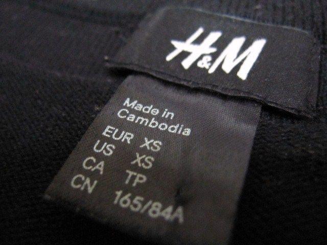 □H&M/エイチアンドエム デザイン カーディガン/ブラック・メンズ・XS < ブランド □H&M/エイチアンドエム デザイン カーディガン/ブラック・メンズ・XS < ブランドの