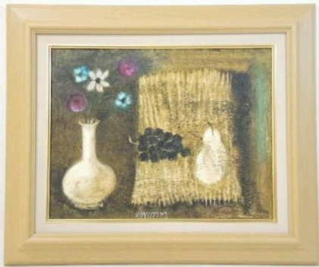 絵画 油彩 冬島大二郎『ぶどうの静物』真作保証 原画 < ホビー  絵画 油彩 冬島大二郎『ぶどうの静物』真作保証 原画  < ホビーの