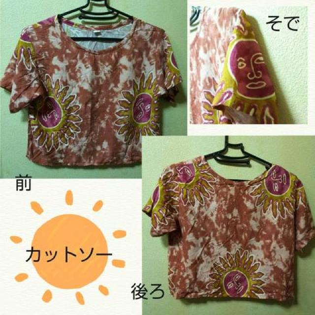 エスニックused★カットソー+ラップスカートセット/太陽 < 女性ファッション  エスニックused★カットソー+ラップスカートセット/太陽 < 女性ファッションの