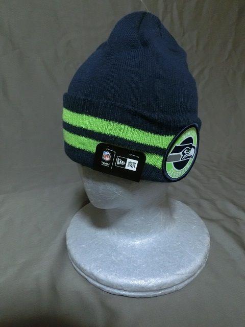 USA購入 NEWERA シアトルシーホークス ニットキャップ < 男性ファッション  USA購入 NEWERA シアトルシーホークス ニットキャップ  < 男性ファッションの