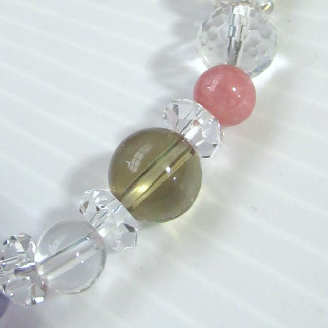 ラリマーxラベンダーアメジストxレモンクォーツxインカローズ < 女性アクセサリー/時計  ラリマーxラベンダーアメジストxレモンクォーツxインカローズ < 女性アクセサリー/時計の