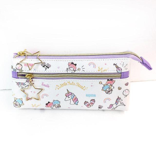 【キキララ リトルツインスターズ】可愛い♪コスメ.デジカメ 三角3ポケットスターポーチ < 女性ファッション  【キキララ リトルツインスターズ】可愛い♪コスメ.デジカメ 三角3ポケットスターポーチ < 女性ファッションの