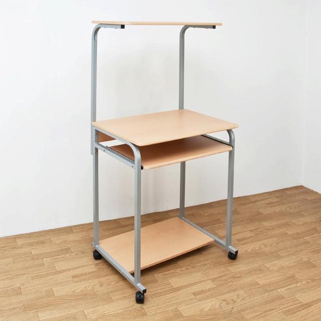 【送料無料】棚付きPCデスク 幅60cm 収納 パソコン キャスター付き < インテリア/ライフ 【送料無料】棚付きPCデスク 幅60cm 収納 パソコン キャスター付き < インテリア/ライフの