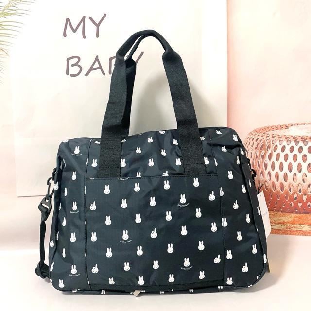 ★新品★LeSportsac レスポートサック  miffy ミッフィー ブラック 2WAYトートバッグ  3356 送料無料 < 女性ファッション  ★新品★LeSportsac レスポートサック  miffy ミッフィー ブラック 2WAYトートバッグ  3356 送料無料 < 女性ファッションの