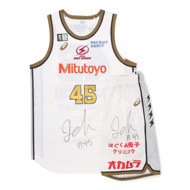 #45 �R�� �W���w�����l�I�蒅�p 2024-25�I�[�Z���e�B�b�N���j�t�H�[��(AWAY�j�㉺�Z�b�g(���M�T�C������) 