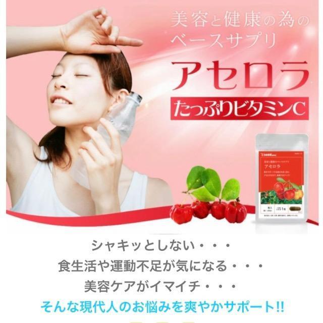 アセロラ ビタミンC サプリメント 約3ヵ月分ダイエット 美容 < ヘルス/ビューティー  アセロラ ビタミンC サプリメント 約3ヵ月分ダイエット 美容 < ヘルス/ビューティーの