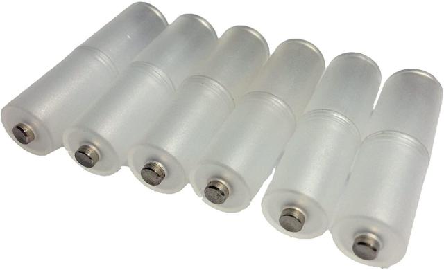 お試し価格690円★単4形電池→単3形電池 変換アダプター白 6本セット < ゲーム本体/ソフト お試し価格690円★単4形電池→単3形電池 変換アダプター白 6本セット < ゲーム本体/ソフトの