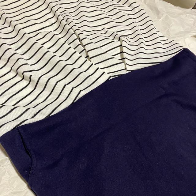 【ローリーズファーム】 ストライプ / ノースリーブ ワンピース・チュニック L < ブランド 【ローリーズファーム】 ストライプ / ノースリーブ ワンピース・チュニック L < ブランドの