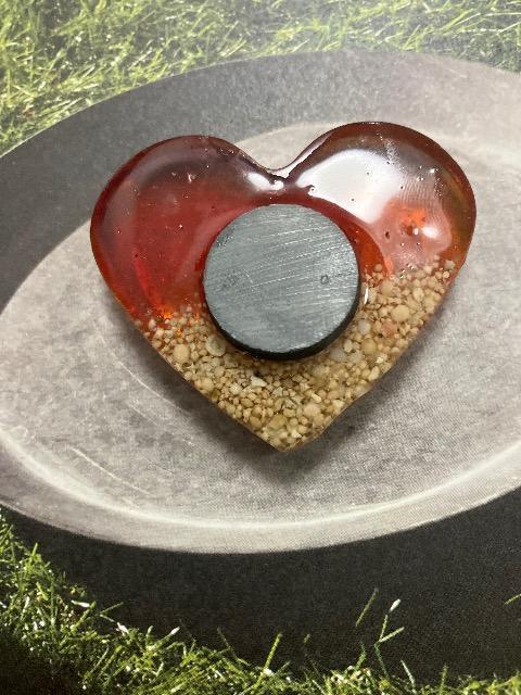 ハンドメイド レジン ハート マグネット < 女性ファッション  ハンドメイド レジン ハート マグネット < 女性ファッションの