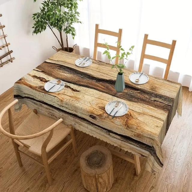 爆ヤス価格1190円★ラスティックファームハウス木目テーブルクロス 幾何学模様 耐久性ポリエステル生地 長方形 90×140cm < インテリア/ライフ 爆ヤス価格1190円★ラスティックファームハウス木目テーブルクロス 幾何学模様 耐久性ポリエステル生地 長方形 90×140cm < インテリア/ライフの