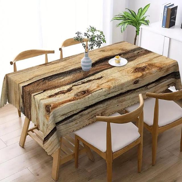 爆ヤス価格1190円★ラスティックファームハウス木目テーブルクロス 幾何学模様 耐久性ポリエステル生地 長方形 90×140cm < インテリア/ライフ 爆ヤス価格1190円★ラスティックファームハウス木目テーブルクロス 幾何学模様 耐久性ポリエステル生地 長方形 90×140cm < インテリア/ライフの