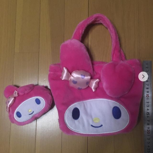 サンリオ マイメロディー  マイメロ ふわふわバッグ ポーチ お財布 小銭入れ < アニメ/コミック/キャラクター  サンリオ マイメロディー  マイメロ ふわふわバッグ ポーチ お財布 小銭入れ  < アニメ/コミック/キャラクターの