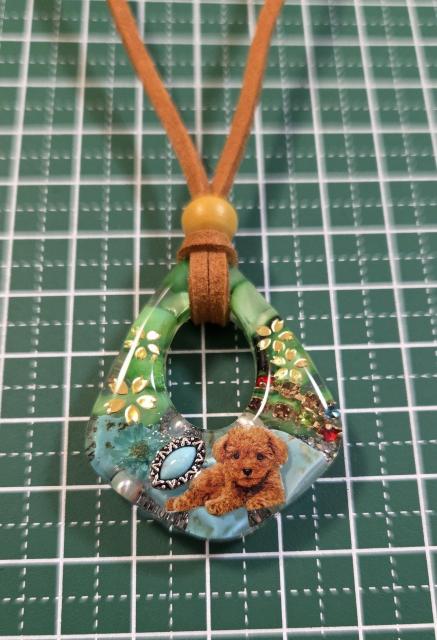 プードル天然石レジンネックレス★ トイプードル レジンネックレス 天然石ネックレス ターコイズレジンネックレス プードル < 女性ファッション プードル天然石レジンネックレス★ トイプードル レジンネックレス 天然石ネックレス ターコイズレジンネックレス プードル < 女性ファッションの