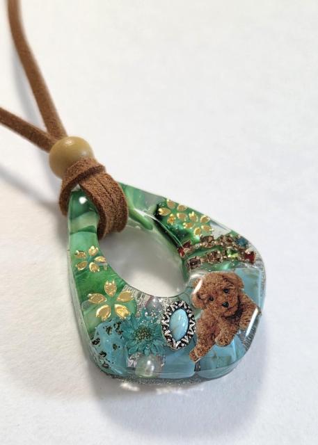 プードル天然石レジンネックレス★ トイプードル レジンネックレス 天然石ネックレス ターコイズレジンネックレス プードル < 女性ファッション プードル天然石レジンネックレス★ トイプードル レジンネックレス 天然石ネックレス ターコイズレジンネックレス プードル < 女性ファッションの