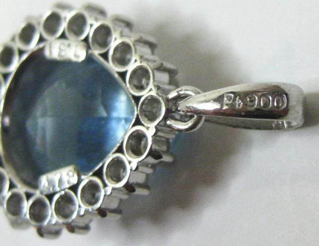 極美品Pt900プラチナ ペンダント アクアマリン4.78ctダイヤ0.81ct < 女性アクセサリー/時計 極美品Pt900プラチナ ペンダント アクアマリン4.78ctダイヤ0.81ct < 女性アクセサリー/時計の