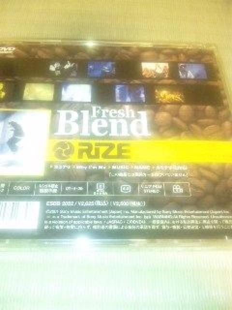 DVD,RIZE/Fresh Blend 帯あり < タレントグッズ  DVD,RIZE/Fresh Blend 帯あり < タレントグッズの