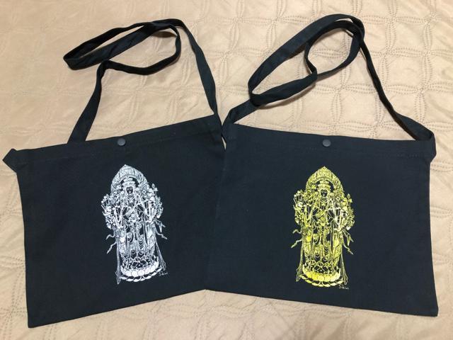 千手観音*仏画サコッシュ・ショルダーバッグ 御朱印帳袋 < 女性ファッション 千手観音*仏画サコッシュ・ショルダーバッグ 御朱印帳袋 < 女性ファッションの