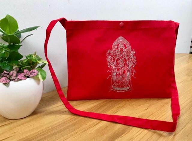 千手観音*仏画サコッシュ・ショルダーバッグ 御朱印帳袋 < 女性ファッション 千手観音*仏画サコッシュ・ショルダーバッグ 御朱印帳袋 < 女性ファッションの