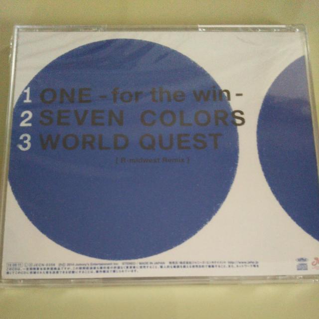 NEWS◇ONE-for the win- 初回盤B CD◇中古美品 < タレントグッズ  NEWS◇ONE-for the win- 初回盤B CD◇中古美品 < タレントグッズの