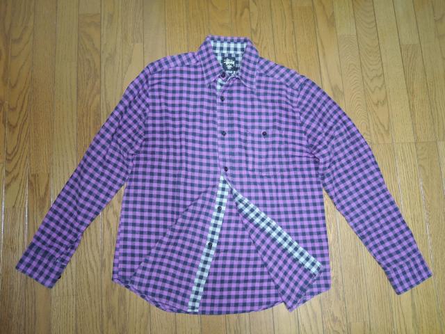 STUSSY Xe[V[ LbgvCh `FbNVc M n l  Kit Plaid Flannel Shirt   uh 