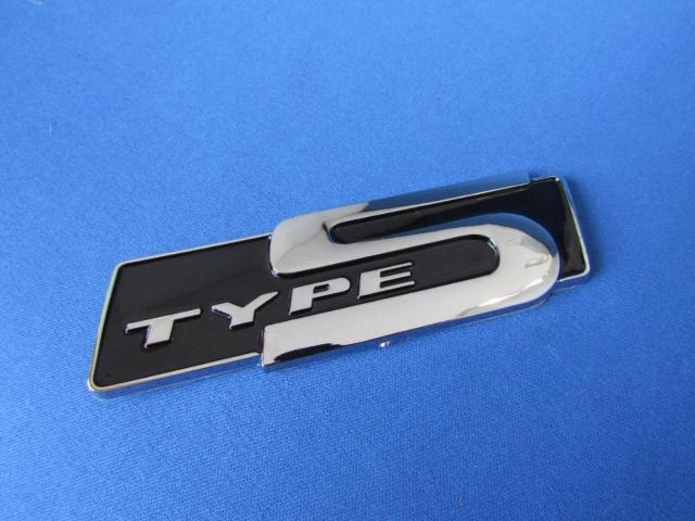 ●TYPE S タイプ エス 軽量 ABS製 凹凸仕様 BLACK&クローム エンブレム! < 自動車/バイク ●TYPE S タイプ エス 軽量 ABS製 凹凸仕様 BLACK&クローム エンブレム! < 自動車/バイク