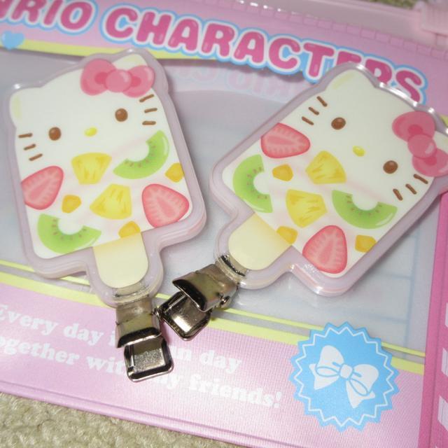 未使用☆サンリオキャラクターズ*前髪クリップ*スイーツモチーフ(ハローキティ) < おもちゃ  未使用☆サンリオキャラクターズ*前髪クリップ*スイーツモチーフ(ハローキティ) < おもちゃの
