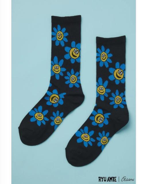 ロデオクラウンズ★ Ryu Ambe ソックス(黒) < ブランド ロデオクラウンズ★ Ryu Ambe ソックス(黒) < ブランドの