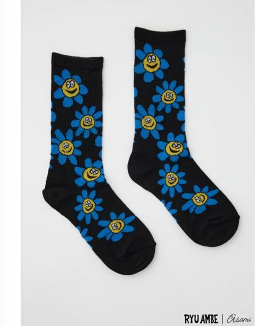 ロデオクラウンズ★ Ryu Ambe ソックス(黒) < ブランド ロデオクラウンズ★ Ryu Ambe ソックス(黒) < ブランドの