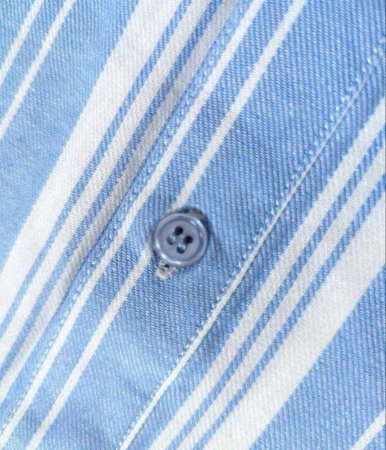 3L★綿100%ストライプシャツ★バンドカラーシャツワンピース★新品★送料無料 < 女性ファッション  3L★綿100%ストライプシャツ★バンドカラーシャツワンピース★新品★送料無料 < 女性ファッションの