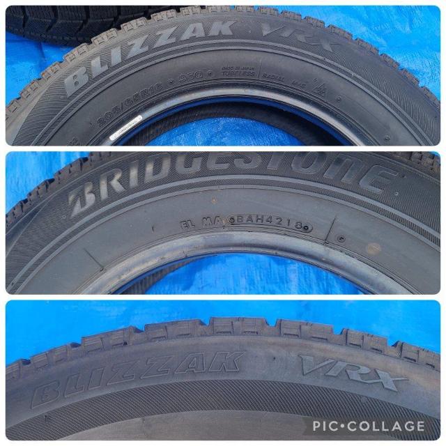 バリ溝!年式18 ブリヂストン ブリザック VRX 16インチスタッドレスタイヤ205/65R16  95Q タイヤのみ4本セット < 自動車/バイク バリ溝!年式18 ブリヂストン ブリザック VRX 16インチスタッドレスタイヤ205/65R16  95Q タイヤのみ4本セット < 自動車/バイク