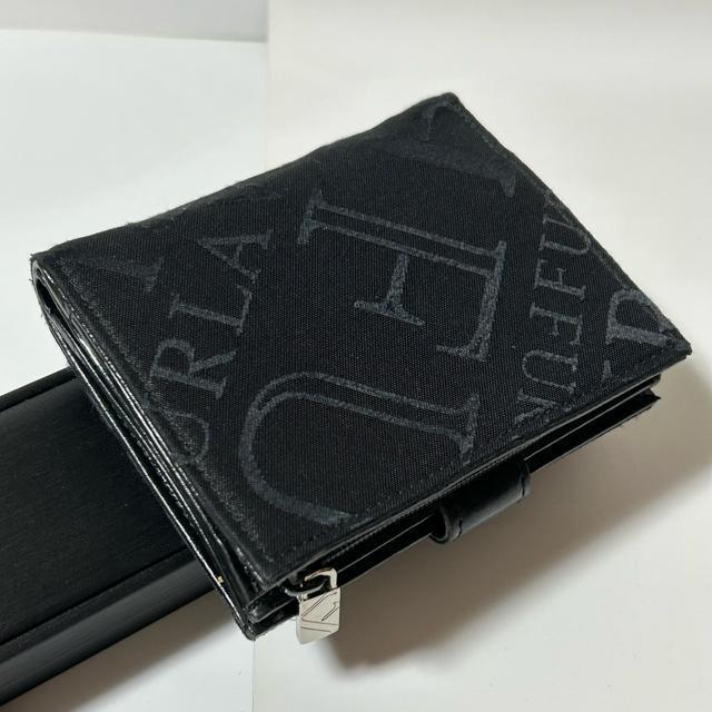 美品 FURLA フルラ キャンバス 二つ折り 財布 メンズ レディース < ブランド  美品 FURLA フルラ キャンバス 二つ折り 財布 メンズ レディース < ブランドの