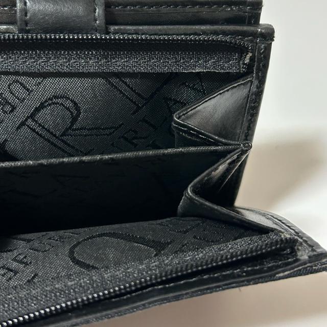 美品 FURLA フルラ キャンバス 二つ折り 財布 メンズ レディース < ブランド  美品 FURLA フルラ キャンバス 二つ折り 財布 メンズ レディース < ブランドの