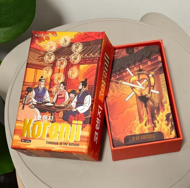 Korenji 韓国デザイン タロットカード 78枚 フルデッキ < 本/雑誌 Korenji 韓国デザイン タロットカード 78枚 フルデッキ < 本/雑誌の