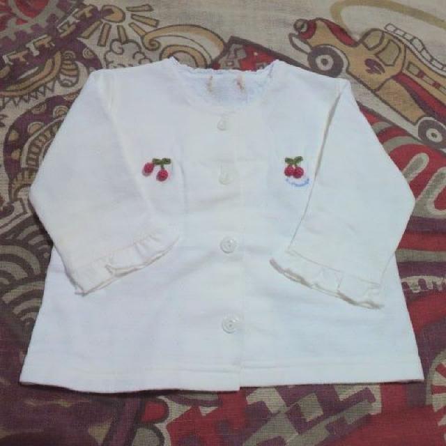 KP/ニットプランナーサクランボ付 カーディガン 80p < ブランド KP/ニットプランナーサクランボ付 カーディガン 80p < ブランドの