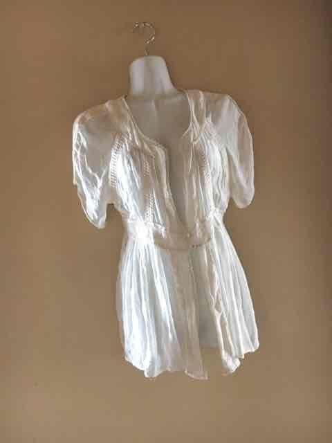 【美品】インド綿レース◆上質サマー◆ブラウスジャケット < 女性ファッション  【美品】インド綿レース◆上質サマー◆ブラウスジャケット  < 女性ファッションの