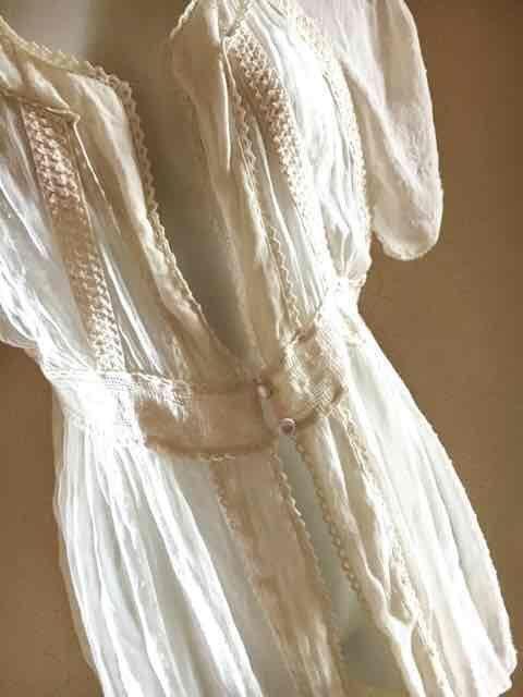 【美品】インド綿レース◆上質サマー◆ブラウスジャケット < 女性ファッション  【美品】インド綿レース◆上質サマー◆ブラウスジャケット < 女性ファッションの