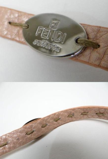 FENDI フェンディ セレリア レザー ブレスレット ピンク【送料無料】 < ブランド  FENDI フェンディ セレリア レザー ブレスレット ピンク【送料無料】 < ブランドの