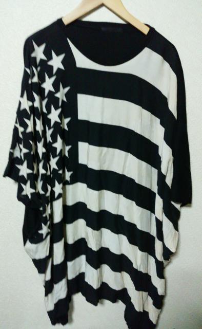 赤西着 フラッグポンチョ < 男性ファッション  赤西着 フラッグポンチョ  < 男性ファッションの