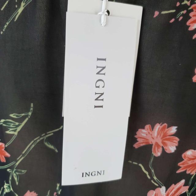 送料込み★INGNI★花柄★七分袖シースルーシフォンガウン/ワンピース★M < 女性ファッション  送料込み★INGNI★花柄★七分袖シースルーシフォンガウン/ワンピース★M < 女性ファッションの