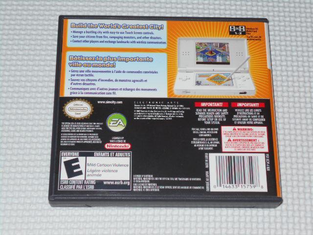 DS★SIMCITY DS 海外版★箱付・説明書付・ソフト付 < ゲーム本体/ソフト  DS★SIMCITY DS 海外版★箱付・説明書付・ソフト付 < ゲーム本体/ソフトの