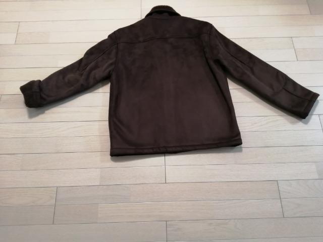 Mサイズメンズ未使用に近いアウタージャケットブラウン冬物スエード風温かい必須アイテム特価 < 男性ファッション  Mサイズメンズ未使用に近いアウタージャケットブラウン冬物スエード風温かい必須アイテム特価 < 男性ファッションの