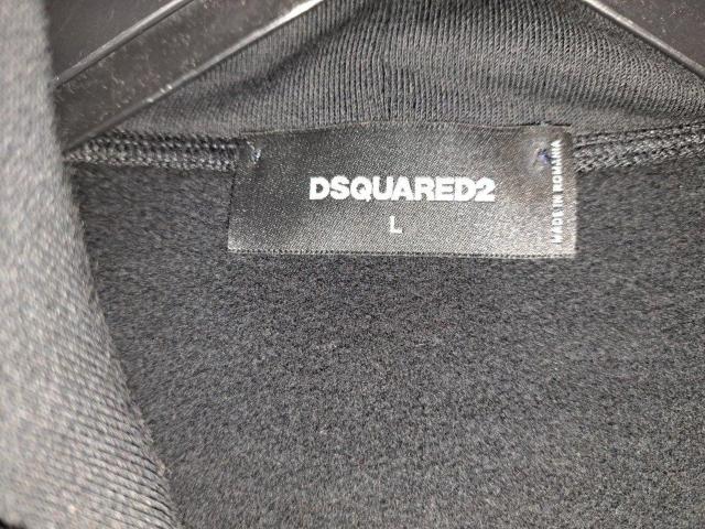 ☆DSQUARED2 ディースクエアード ロゴ プリント スウェット パーカー 裏起毛 プルオーバー/メンズ/L☆現行モデル < ブランド ☆DSQUARED2 ディースクエアード ロゴ プリント スウェット パーカー 裏起毛 プルオーバー/メンズ/L☆現行モデル < ブランドの
