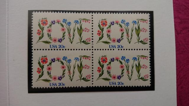 ☆ アメリカ「ラブ切手」タトウ付き ☆ < ホビー ☆ アメリカ「ラブ切手」タトウ付き ☆ < ホビーの