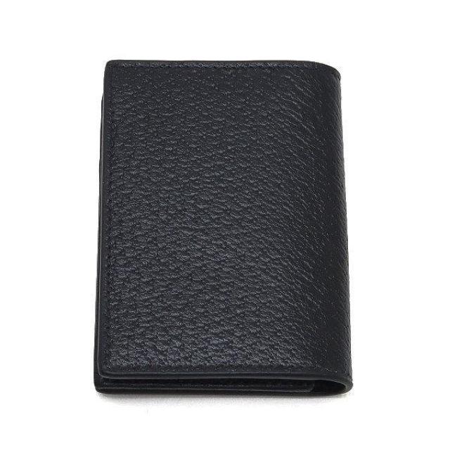 ◆ 本物 美品 ◆ GUCCI グッチ カードケース 名刺入れ マチ付き レザー ブラック 黒 財布 袋 箱 人気 428737 < ブランド  ◆ 本物 美品 ◆ GUCCI グッチ カードケース 名刺入れ マチ付き レザー ブラック 黒 財布 袋 箱 人気 428737 < ブランドの