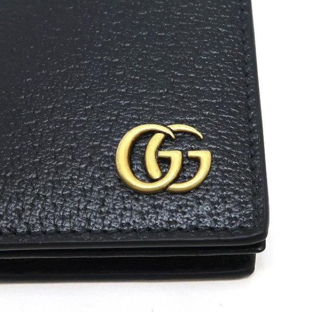 ◆ 本物 美品 ◆ GUCCI グッチ カードケース 名刺入れ マチ付き レザー ブラック 黒 財布 袋 箱 人気 428737 < ブランド  ◆ 本物 美品 ◆ GUCCI グッチ カードケース 名刺入れ マチ付き レザー ブラック 黒 財布 袋 箱 人気 428737 < ブランドの