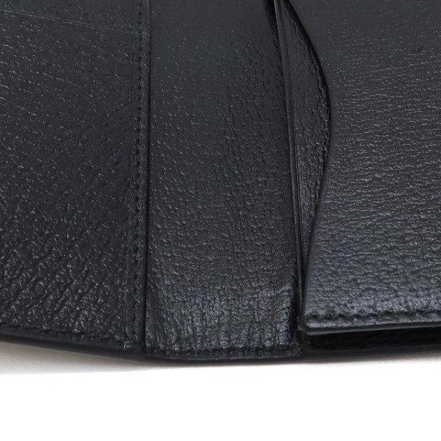 ◆ 本物 美品 ◆ GUCCI グッチ カードケース 名刺入れ マチ付き レザー ブラック 黒 財布 袋 箱 人気 428737 < ブランド  ◆ 本物 美品 ◆ GUCCI グッチ カードケース 名刺入れ マチ付き レザー ブラック 黒 財布 袋 箱 人気 428737 < ブランドの